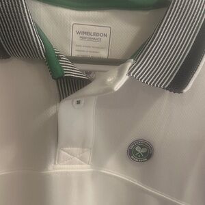 Wimbledon White Performance Polo Boys 8-10